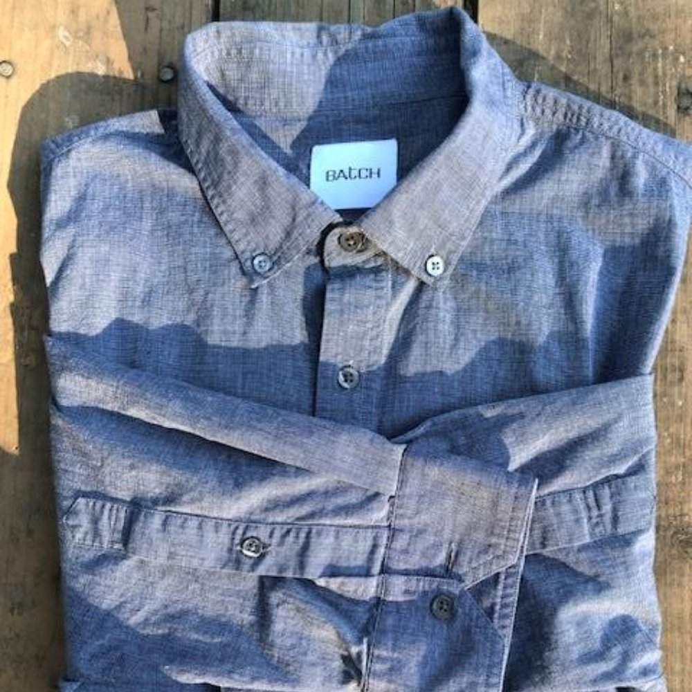 XL Men's Batch Button Down Oxford Casual Dress Shirt